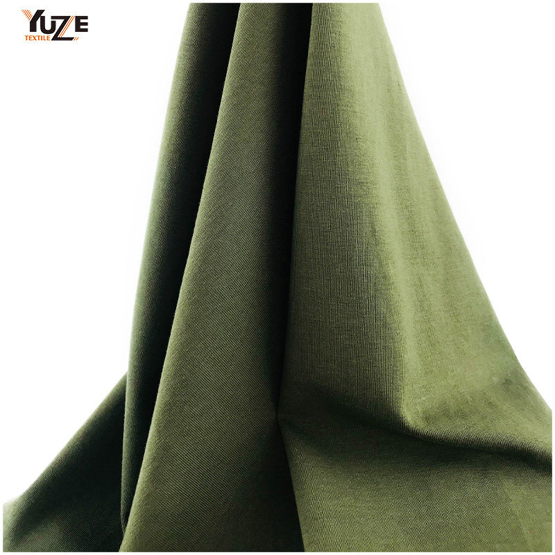 YZK-080029 40S CTN Span Jersey กับเอนไซม์ล้างเย็นสัมผัส