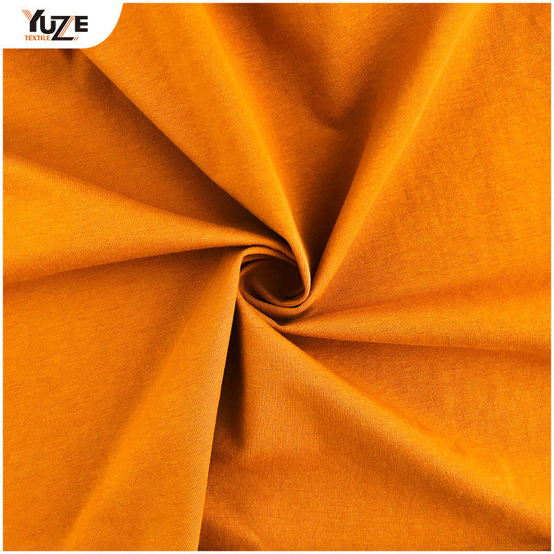 YZK-080029 40S CTN Span Jersey กับเอนไซม์ล้างเย็นสัมผัส