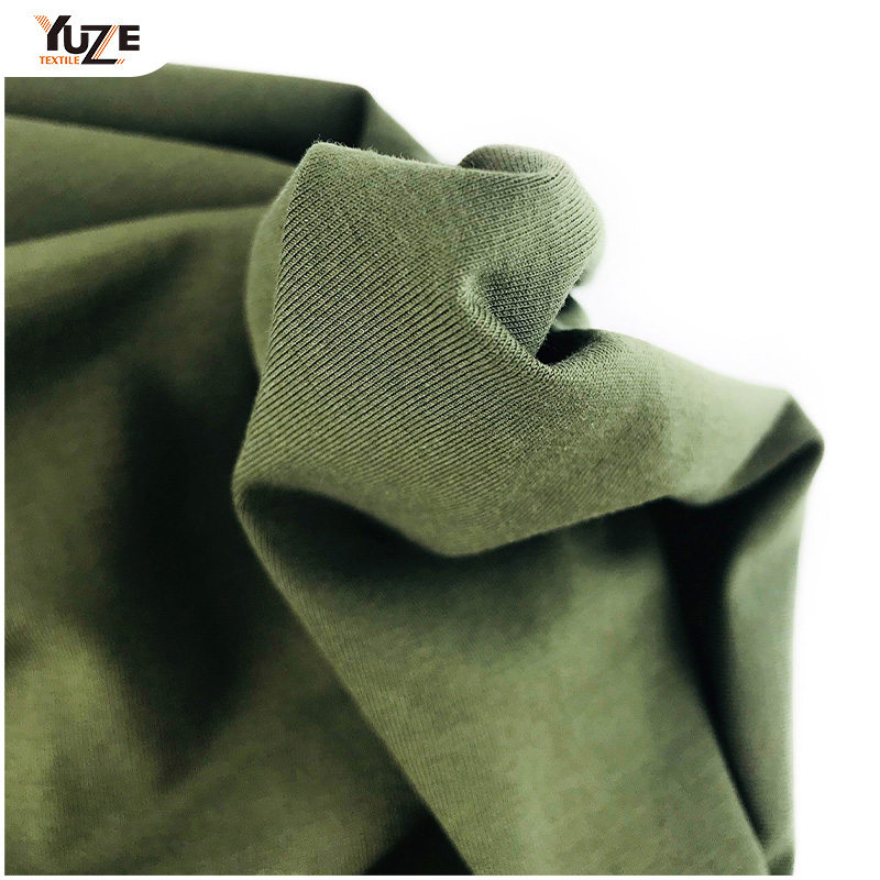 YZK-080029 40S CTN Span Jersey กับเอนไซม์ล้างเย็นสัมผัส