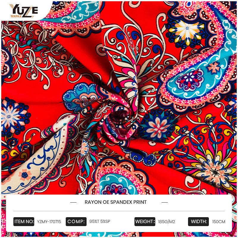 YZMY-170715 RAYON OE PANDEX พิมพ์