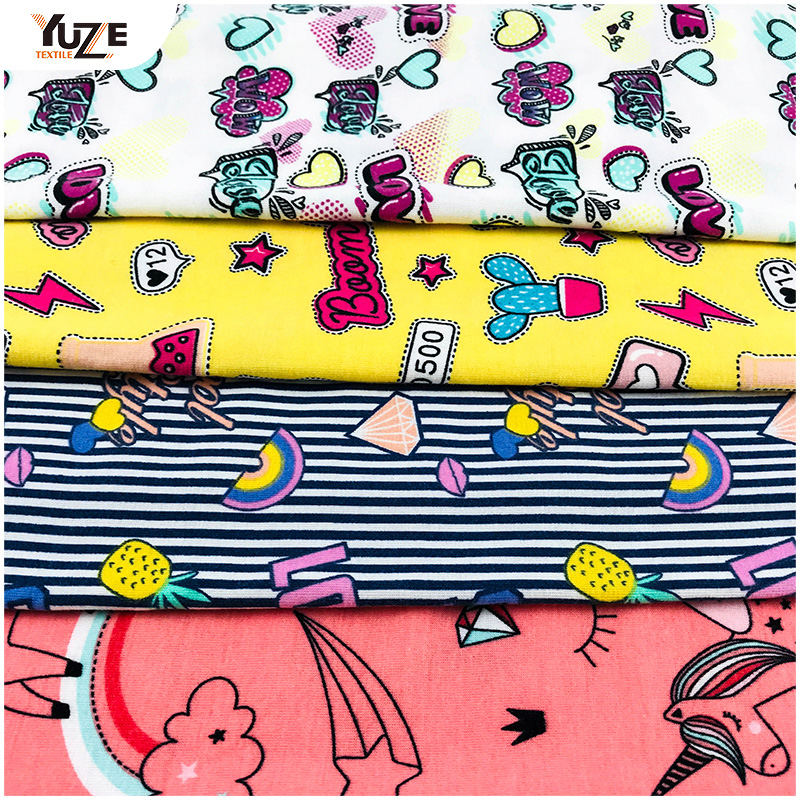 YZS18-278 Poly Spun Jersey Pandex Print