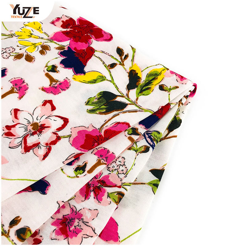 YZS18-455 Poly Spun Jersey Pandex พิมพ์