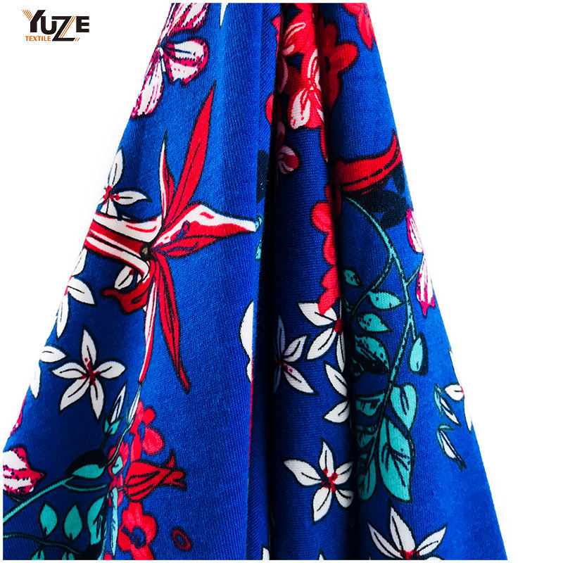YZS18-539 Poly Spun Jersey Pandex พิมพ์