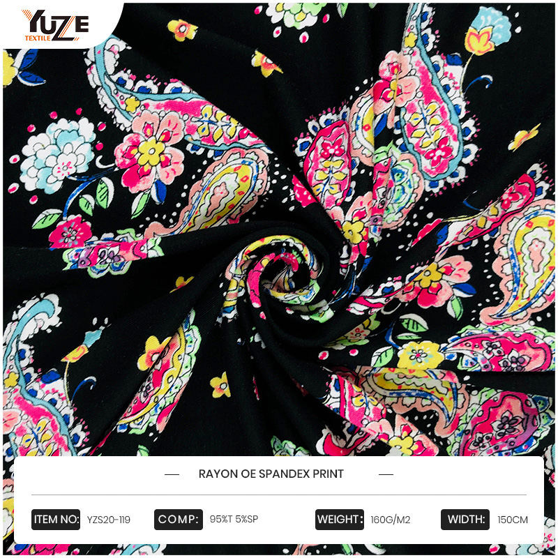YZS20-119 RAYON OE PANDEX พิมพ์