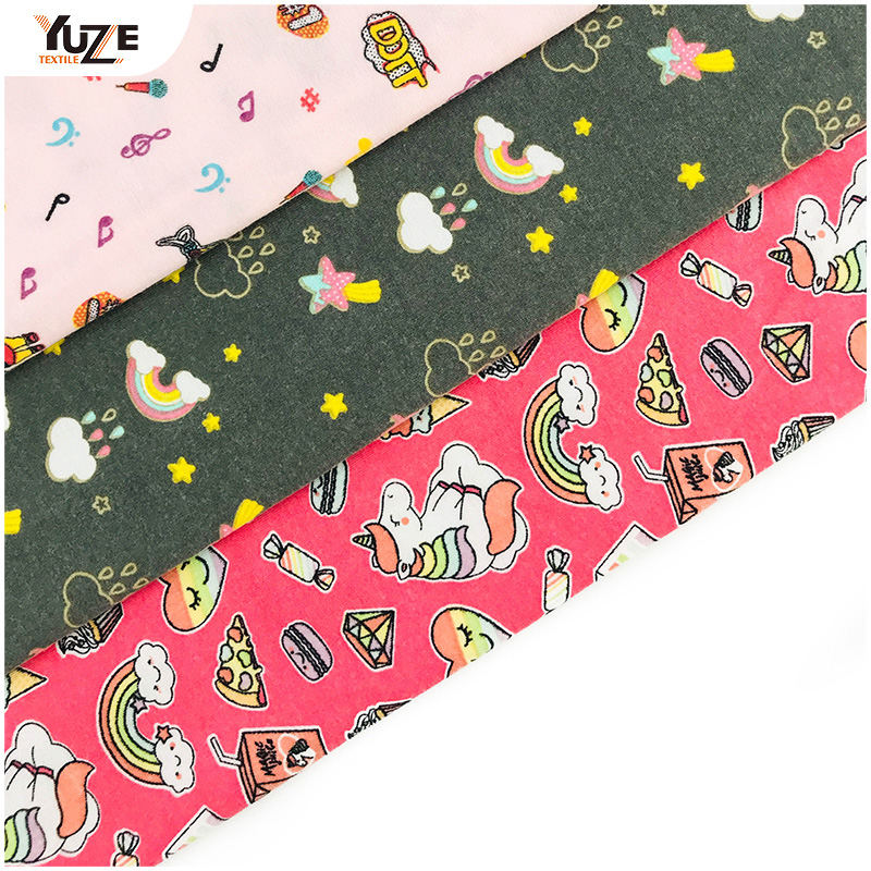 YZS20-726 Poly Spun Spandex Print