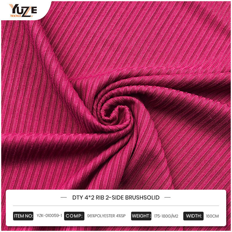 YZK-010059-1 DTY 4*2 RIB 2 ด้าน brushsolid