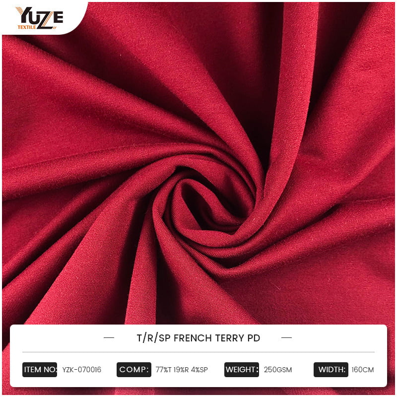 YZK-070016 T/R/SP French Terry PD