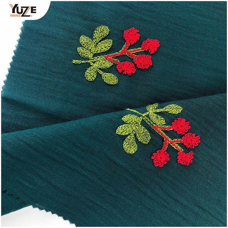 YZW-030066 การเย็บปักถักร้อยเครื่องลินินผ้าลินิน