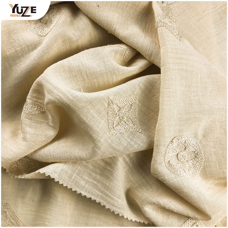 YZW-030069-1 ผ้าลินินดู Airflow EMB