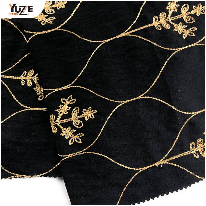 YZW-030137-6 RN Tree Crepe Embroidery