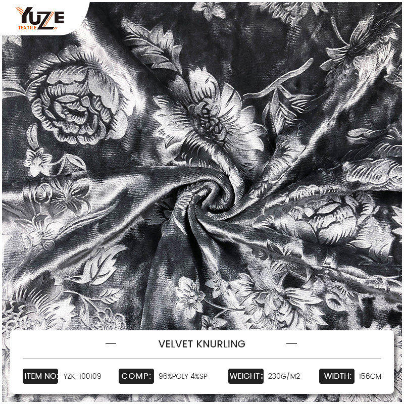 YZK-100109 กำมะหยี่ knurling